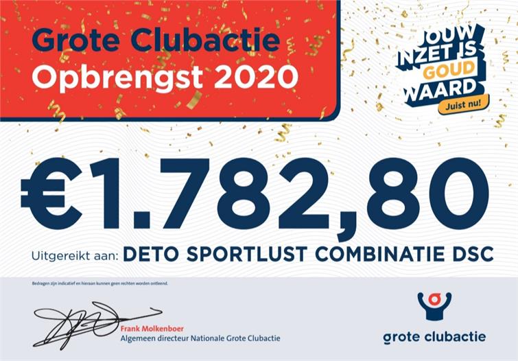 Opbrenst Grote Club actie 2020!!